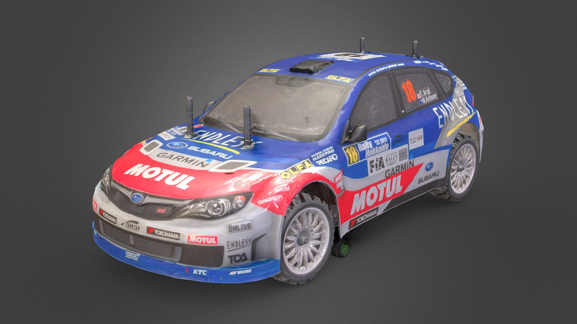 subaru impreza wrx sti team arai