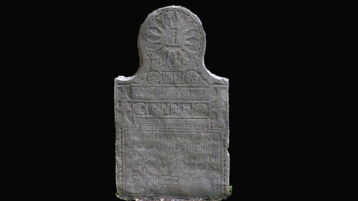 Mary Hogan (1801-2) Headstone 3D Model