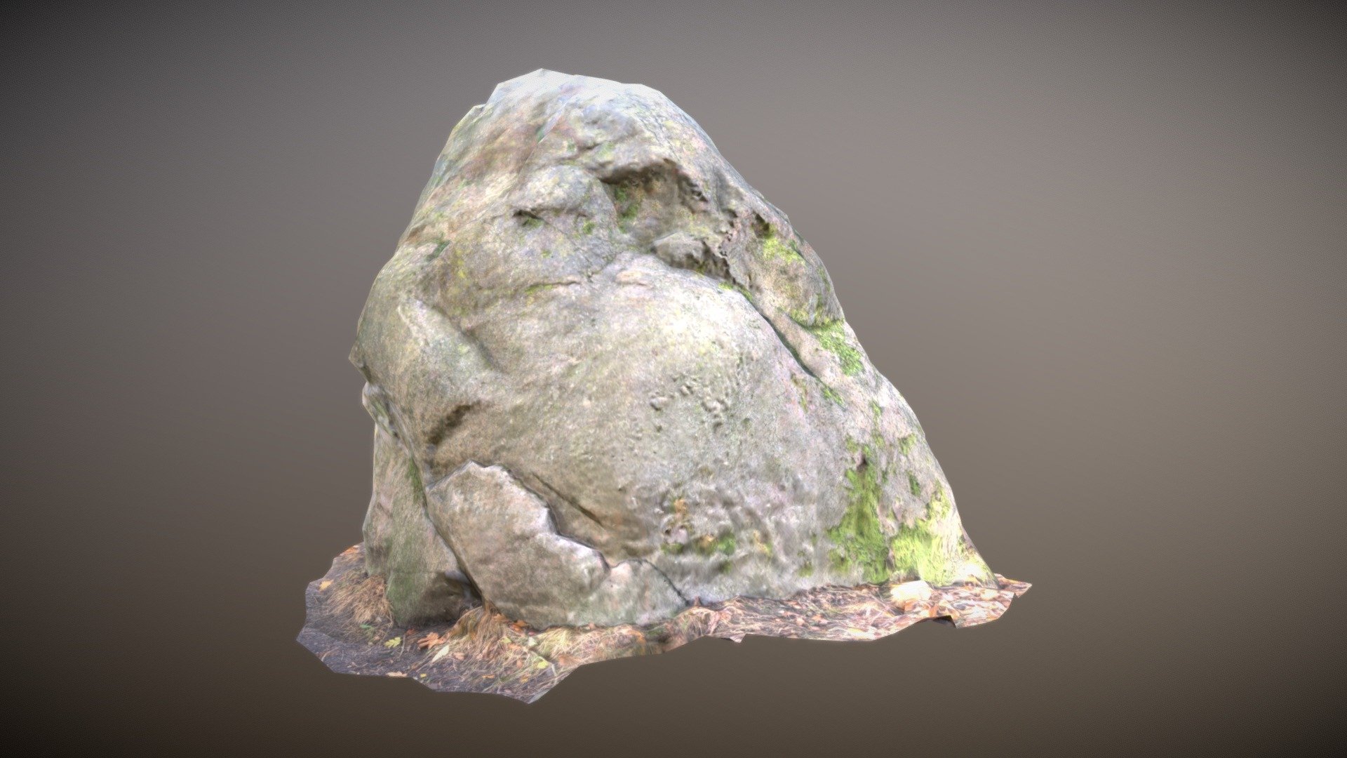 Moosrock Lowpoly