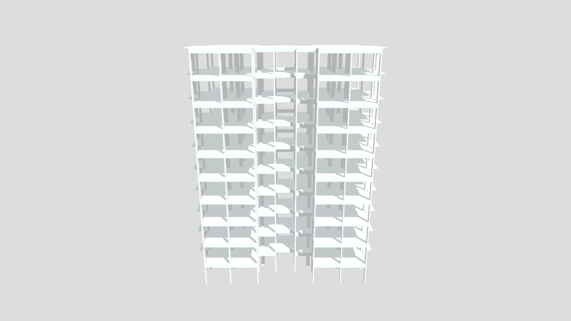 3D - ALVENARIA RACIONALIZADA - PÓRTICO