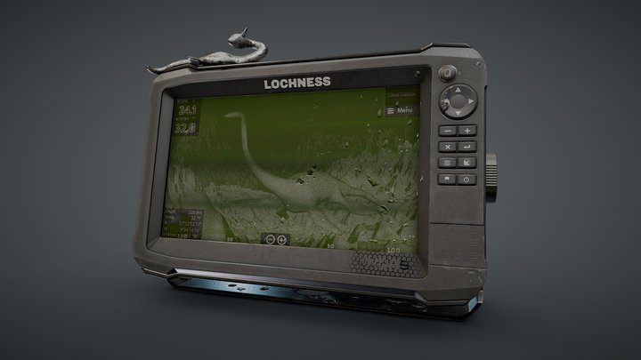 Sonar Fish Finder 3D Model