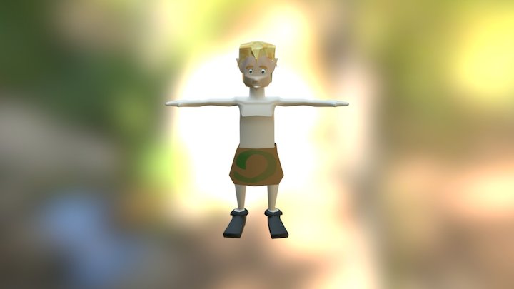 The Tribe Character 3D Model