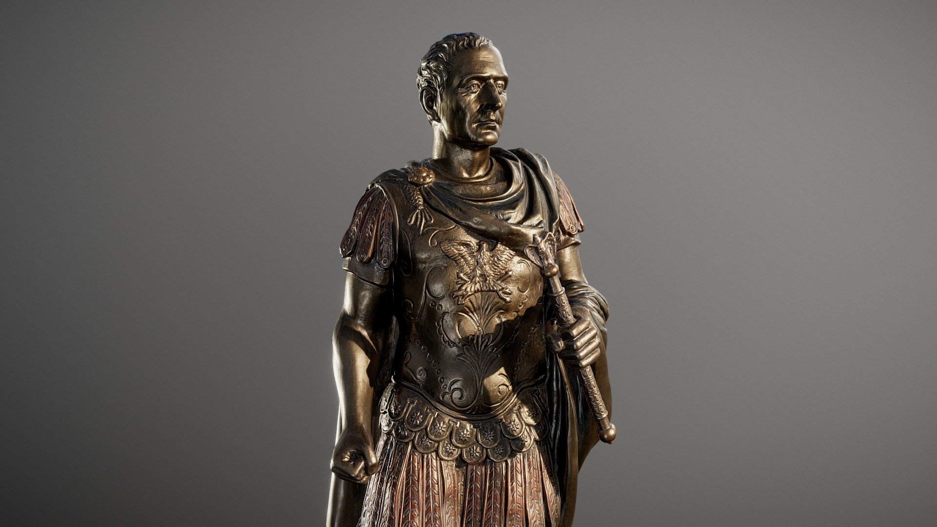 Gaius Julius Caesar - Buy Royalty Free 3D Model By Inciprocal ...