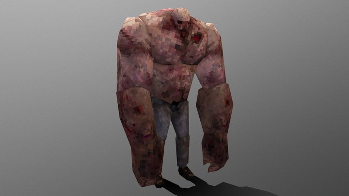 1998-ish style Tank model from L4D2 3D Model