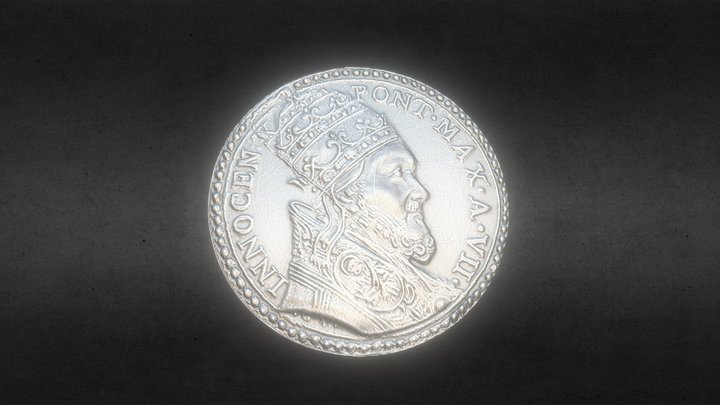 Vatican Coin 3D Model