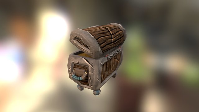 Treasure Chest 3D Model