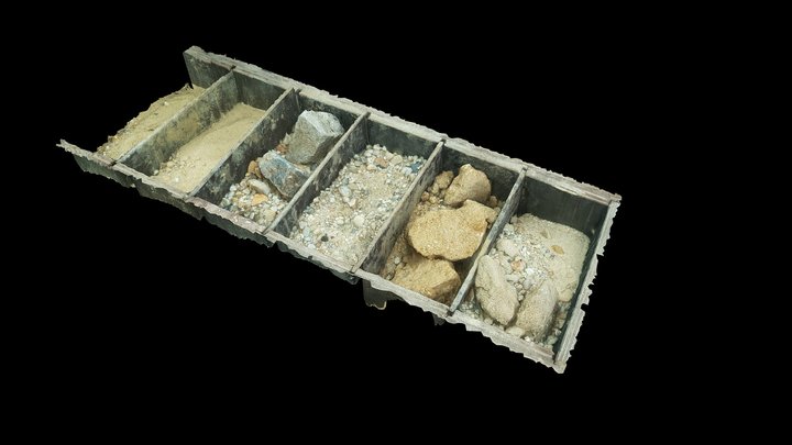 Geological drilling material 3D Model
