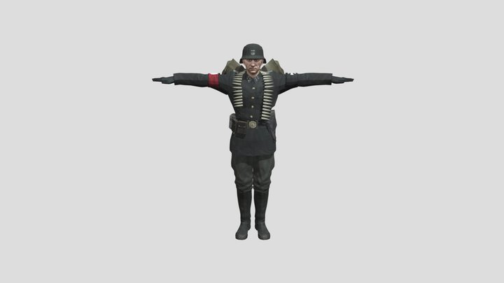 WW2 German 1942 3D Model