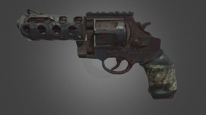 Revolver 3D Model