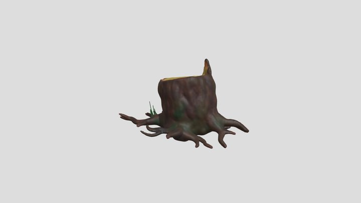 Пень 3D Model