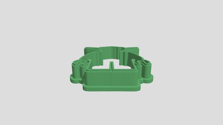 YODA LEGO COOKIE CUTTER 3D Model