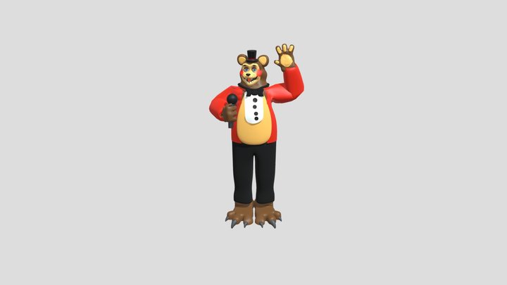 Freddyfazbear In Showbiz Pizza Style 3D Model