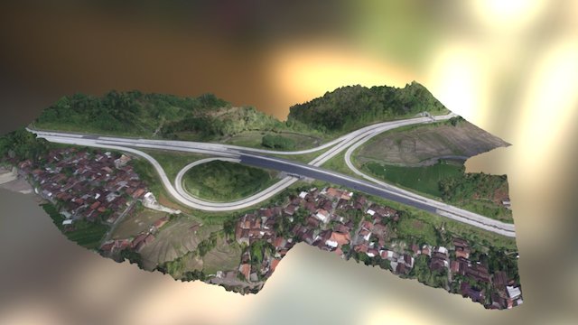 Simpang Susun Ungaran, Jalan Tol Semarang-Solo 3D Model