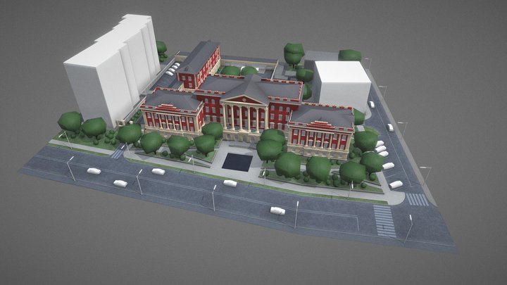 Участок по ул. Кирова 47 3D Model