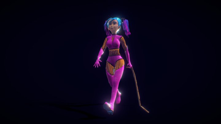 AS3 SUBMISSION: FAST-FOOD DELIVERY HERO 3D Model