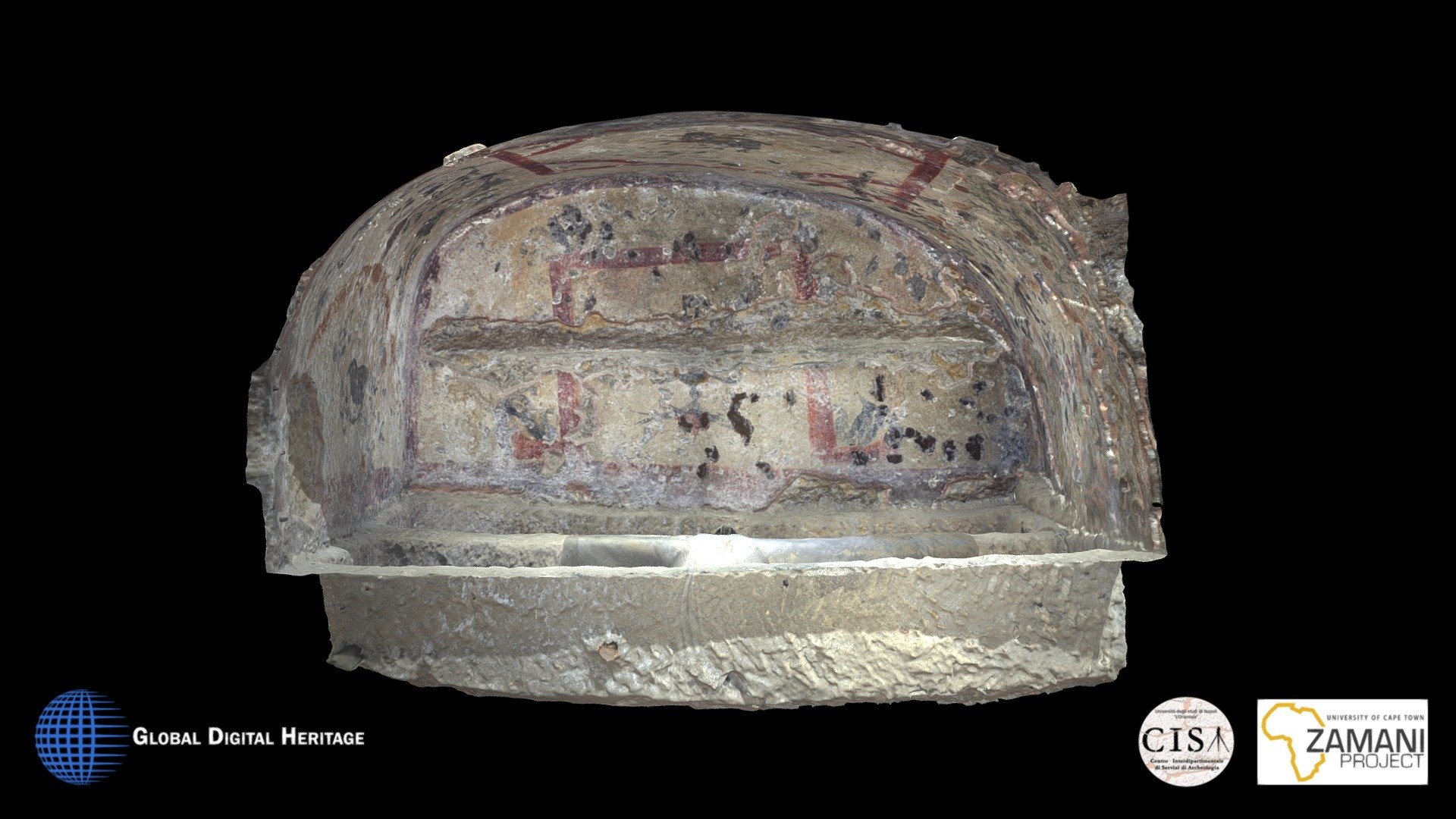 San Gennaro Catacomb Fresco, Napoli (12b)