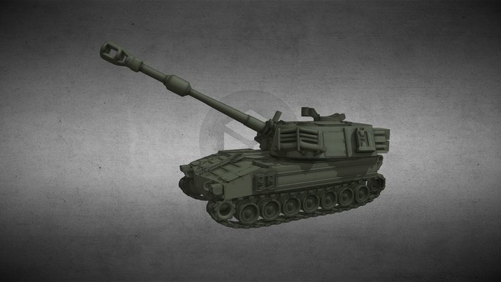 M109 Howitzer - IDF Version 3D Model
