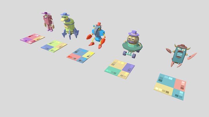 HW_XYZ_School Painting 3D Model