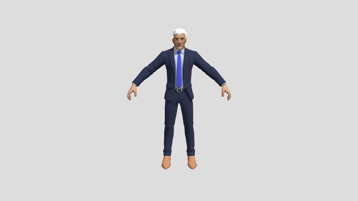 Agent Jonesy 3D Model