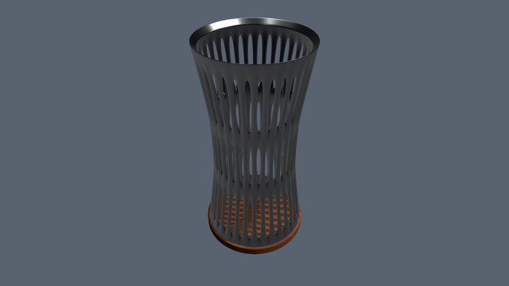 Trash Can 3D Model
