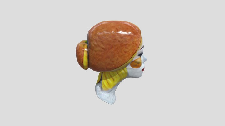 BurgerWomanDome 3D Model