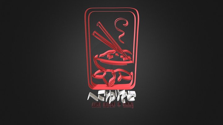 Asian Dinner 3D Model