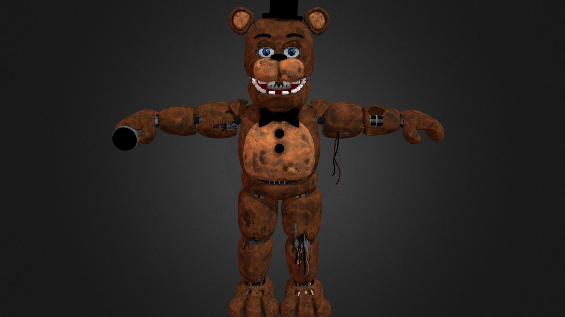 Withered Freddy By Thudner - Download Free 3D model by gotbeans (@owen ...