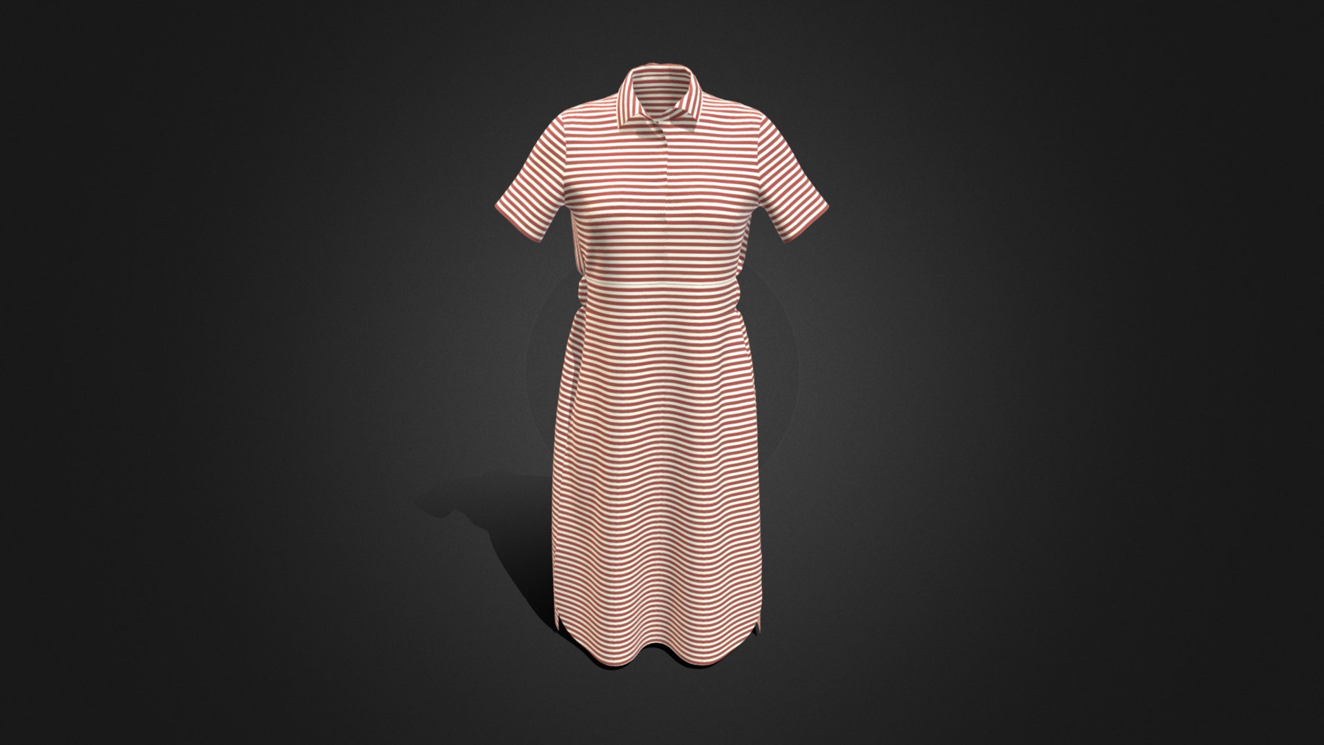 3D model Onepiece - This is a 3D model of the Onepiece. The 3D model is about a dress on a mannequin.