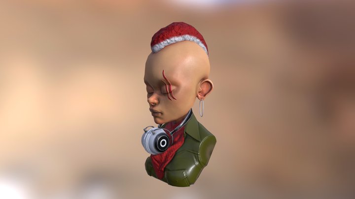 Personnage Funky 3D Model