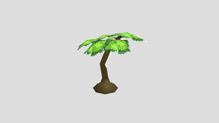 沒有花的樹 3D Model