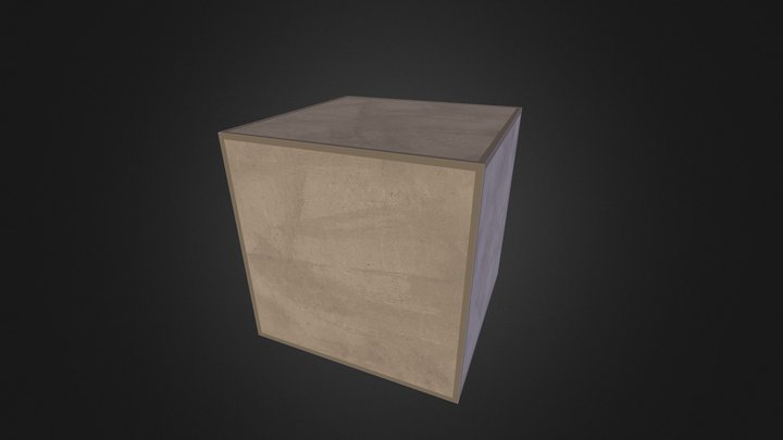 Cube Material 3D Model