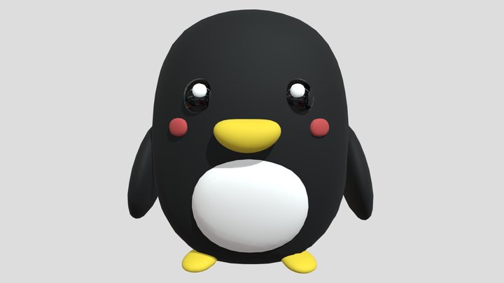 Decorative Penguin 3D Model