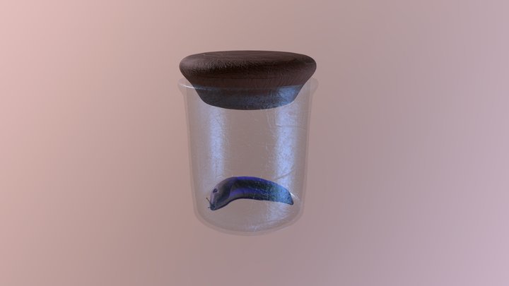 Slug In a Bottle 3D Model