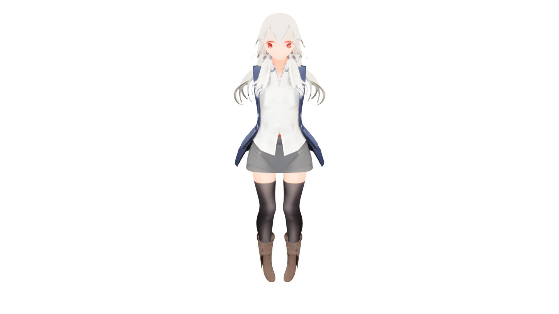 Anime-style female character - 3D model by majo (@biqigubafan279 ...