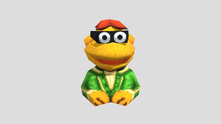 Play Station - Muppet Race Mania - Scooter 3D Model