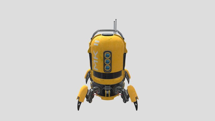 Maintenance Spider-Bot MKII 3D Model