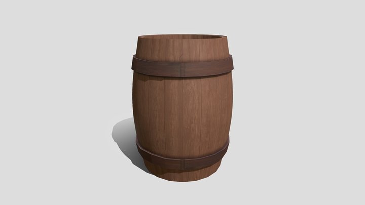 Barrel Thing 3 (which Is Actually 1) 3D Model