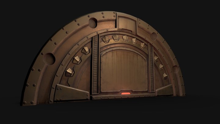Big honkin' door (Max Davenport's Concept) 3D Model