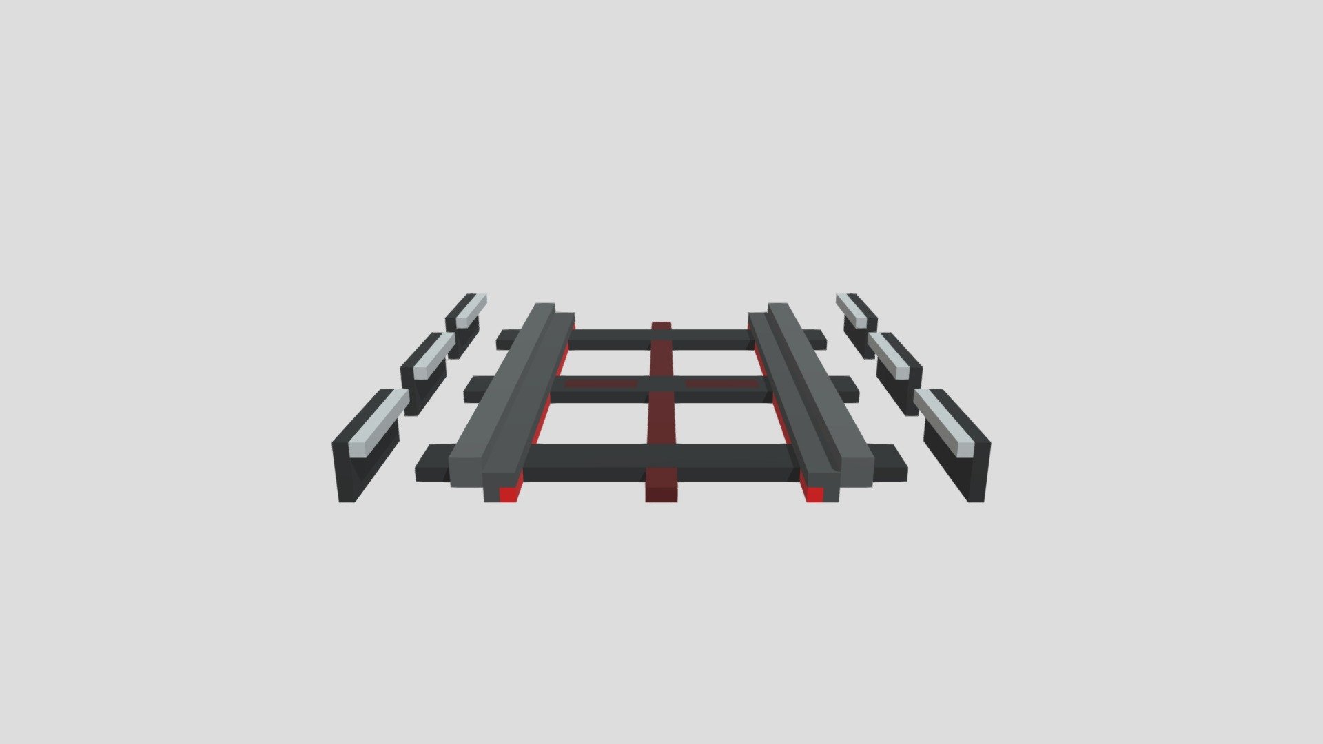 Powered Rail Download Free 3D model by ewpratten [dce233f] Sketchfab
