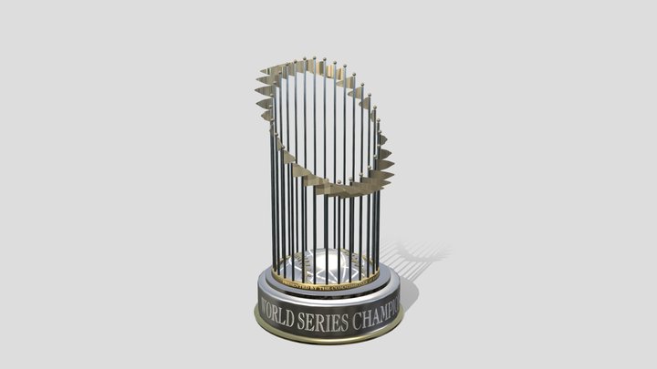 MLB Trophy - Major League Baseball 3D Model