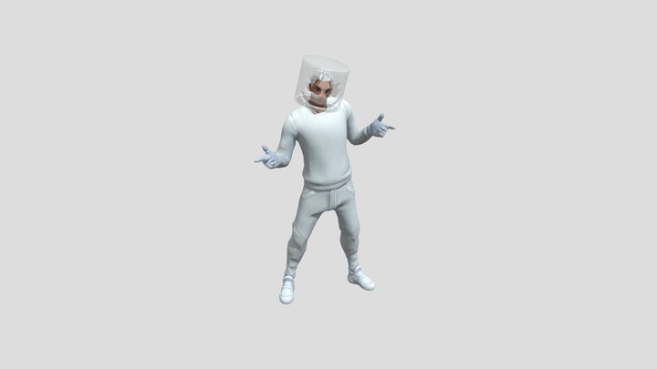 fortnite_marshmellow_skin__item_shop_skin – Modello 3D gratuito STL