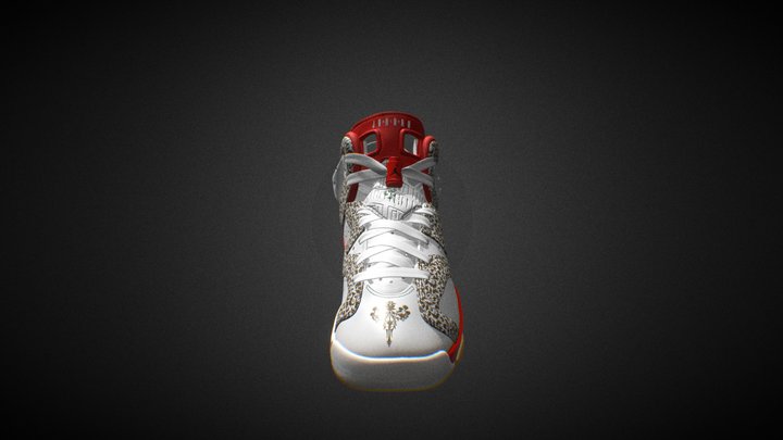 The ‘Donda’ Air Jordan 6 3D Model
