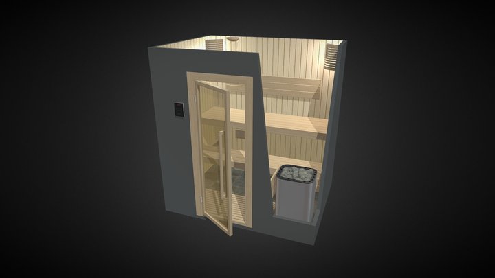 sauna (project 1) 3D Model