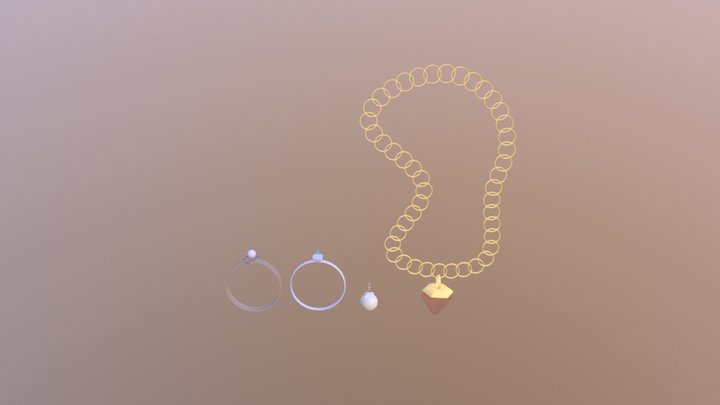 Dan's Jewellery Set 3D Model