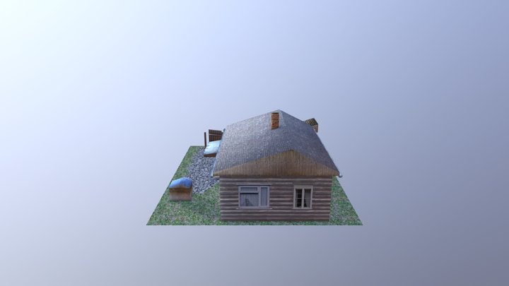 Village House 3D Model