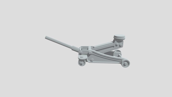 Hydraulic floor jack 3D Model