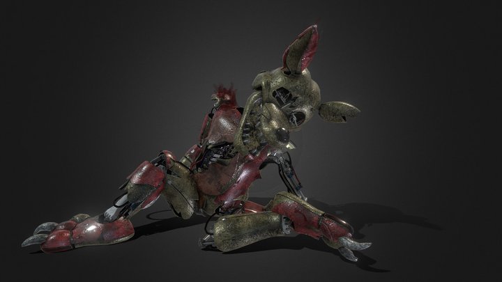 Next Week At Freddy's Scrap Foxy – Free 3D Model STL