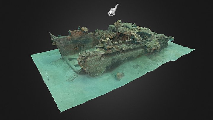 WWII Amtrac (Guam) 3D Model