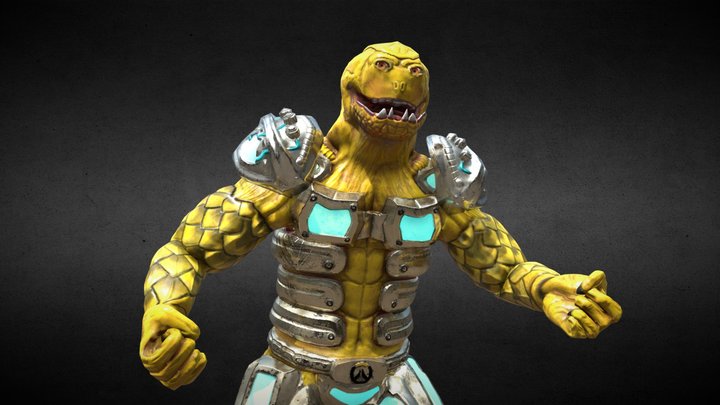 Dillo "Wanna Fight?" 3D Model
