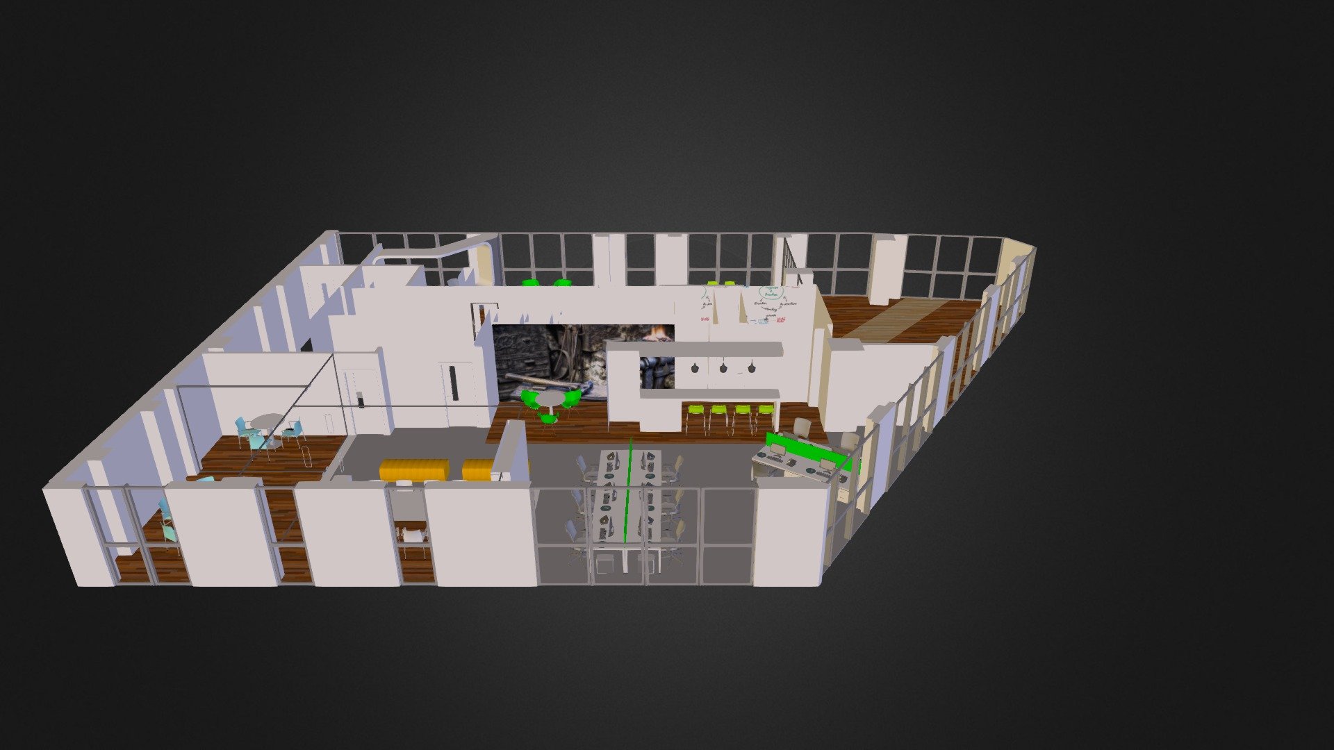 Office Interior Schematic